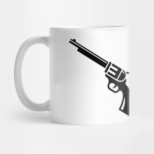 Two Revolvers (Colts / Cowboy / Sheriff) Black Mug